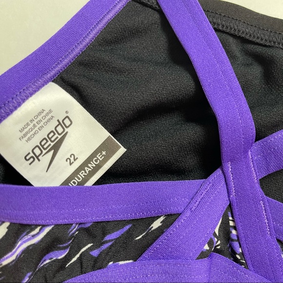 Speedo Women's Swimsuit One Piece Endurance+ Flyback Size 22 - Picture 8 of 8